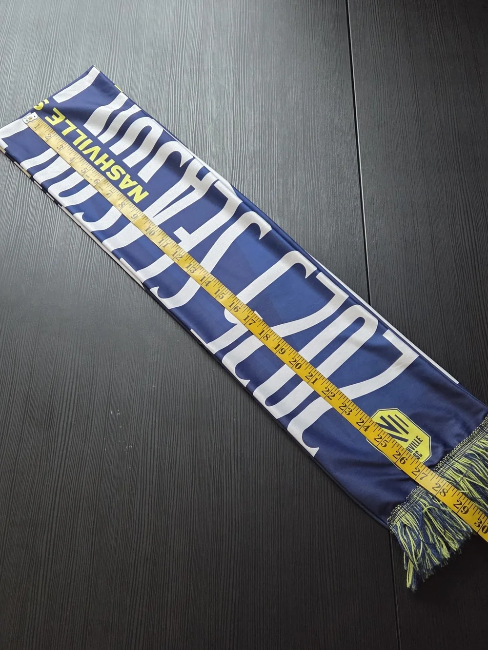Official Nashville Soccer Club 2025 Season Ticket Holder Gear Scarf One Size